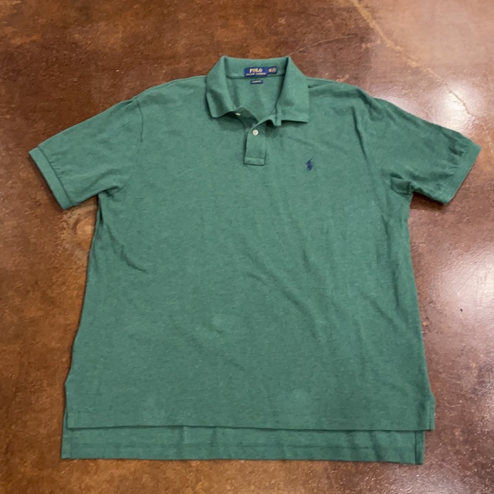 Polo short sleeve two button knit. Washed once. Never worn.